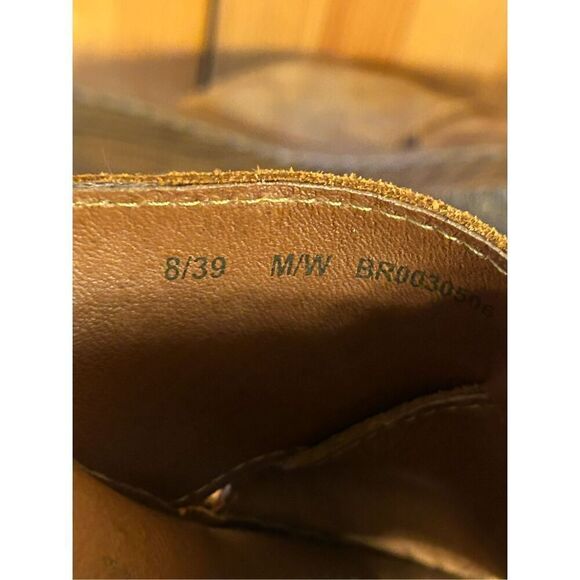 Born Teayo 30506 Women's 8M Brown Suede Leather Slide Wedge Crossover Sandals - Picture 10 of 10